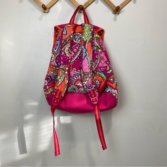Vera Bradley Retired 2014 Pink Swirls Backpack - Picture 10 of 11
